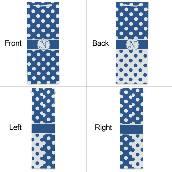 Polka Dots Wine Gift Bag - Matte - Approval