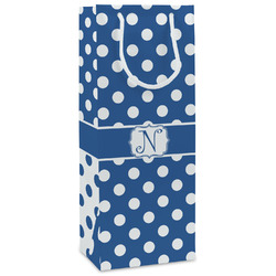 Polka Dots Wine Gift Bags - Matte (Personalized)