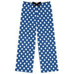 Polka Dots Womens Pajama Pants - L