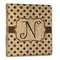 Polka Dots Wood 3-Ring Binders - 1" Letter - Front