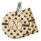 Polka Dots Wood Luggage Tag (Personalized)