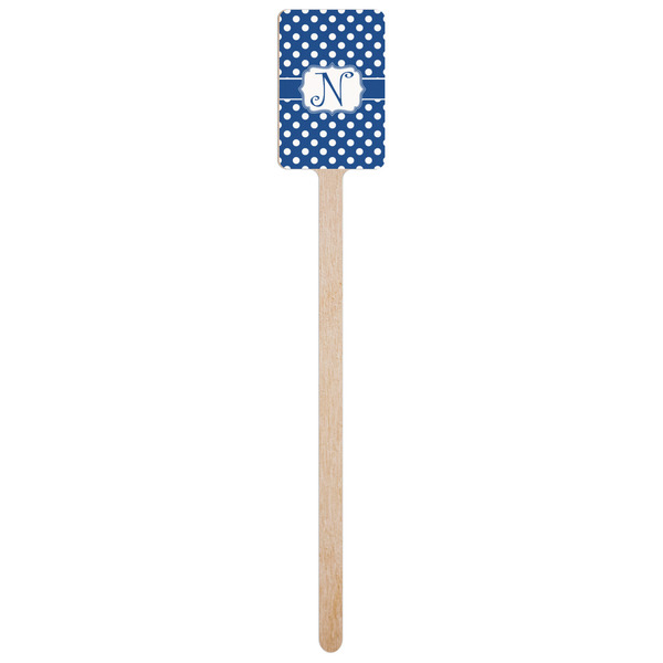 Polka Dots Wooden 6.25" Stir Stick - Rectangular - Single Stick