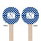 Polka Dots Wooden 6" Stir Stick - Round - Double Sided - Front & Back