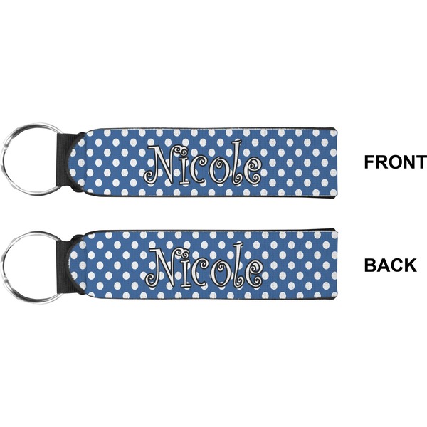 Polka Dots Wristlet (Front + Back)