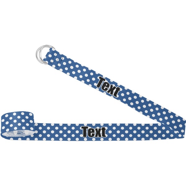 Custom Polka Dots Yoga Strap (Personalized)