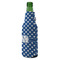 Polka Dots Zipper Bottle Cooler - ANGLE (bottle)