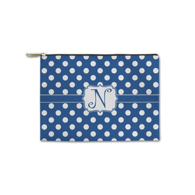 Polka Dots Zipper Pouch - Small - 8.5"x6" (Personalized)