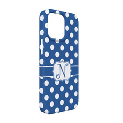 Polka Dots iPhone Case - Plastic - iPhone 13 (Personalized)