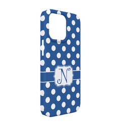 Polka Dots iPhone Case - Plastic - iPhone 13 Pro (Personalized)
