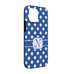 Polka Dots iPhone Case - Rubber Lined - iPhone 13 (Personalized)