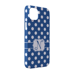 Polka Dots iPhone Case - Plastic - iPhone 14 Pro (Personalized)