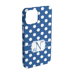 Polka Dots iPhone Case - Plastic - iPhone 15 Pro (Personalized)