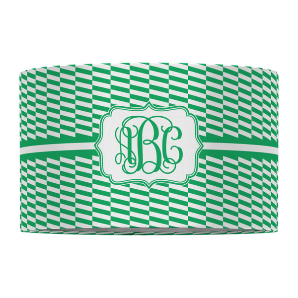 Zig Zag 12" Drum Lampshade - FRONT (Fabric)