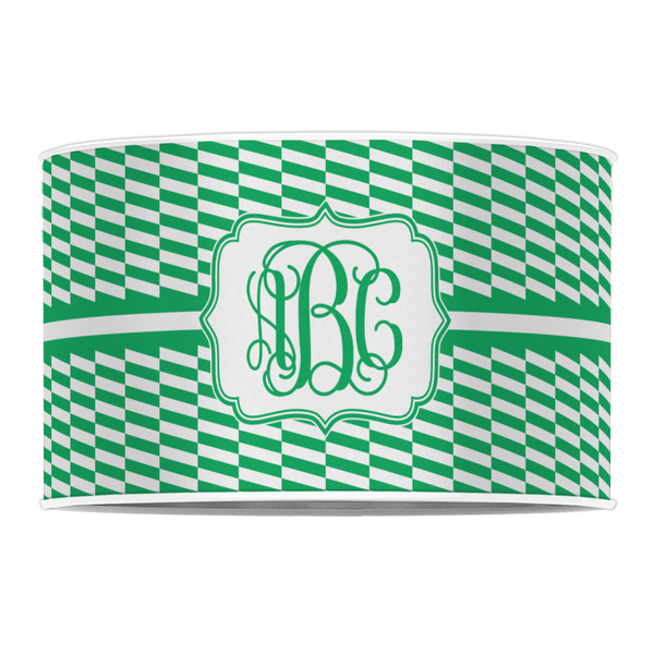 Zig Zag 12" Drum Lampshade - FRONT (Poly Film)