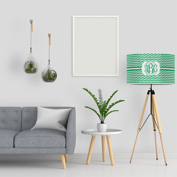 Zig Zag 12" Drum Lampshade - LIFESTYLE