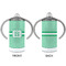 Zig Zag 12 oz Stainless Steel Sippy Cups - APPROVAL