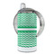 Zig Zag 12 oz Stainless Steel Sippy Cups - FULL (back angle)