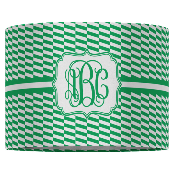 Zig Zag 16" Drum Lampshade - FRONT (Fabric)