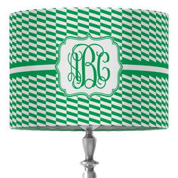 Zig Zag 16" Drum Lamp Shade - Fabric (Personalized)