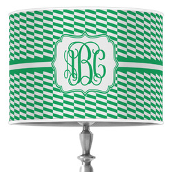 Zig Zag 16" Drum Lamp Shade - Poly-film (Personalized)