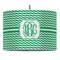 Zig Zag Drum Pendant Lamp (Personalized)