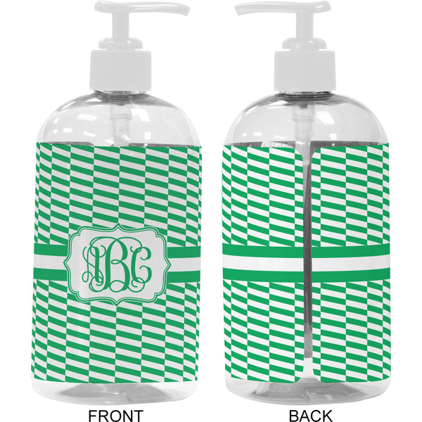 Zig Zag 16 oz Plastic Liquid Dispenser- Approval- White