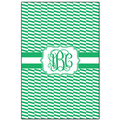 Zig Zag Wood Print - 20x30 (Personalized)