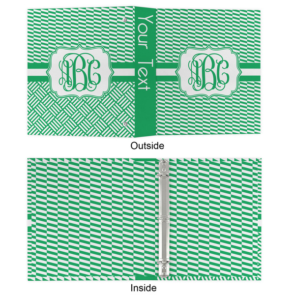 Zig Zag 3 Ring Binders - Full Wrap - 1" - APPROVAL