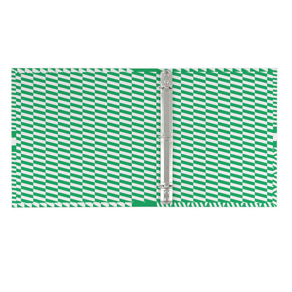 Zig Zag 3 Ring Binders - Full Wrap - 1" - OPEN INSIDE