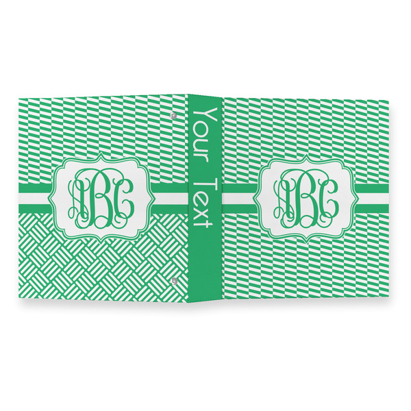 Zig Zag 3 Ring Binders - Full Wrap - 1" - OPEN OUTSIDE