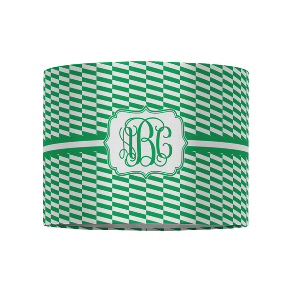 Zig Zag 8" Drum Lampshade - FRONT (Fabric)