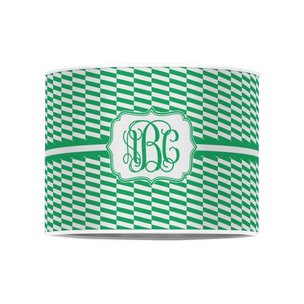 Zig Zag 8" Drum Lampshade - FRONT (Poly Film)