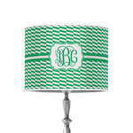 Zig Zag 8" Drum Lamp Shade - Poly-film (Personalized)