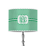 Zig Zag 8" Drum Lamp Shade - Poly-film (Personalized)