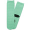 Zig Zag Adult Crew Socks - Single Pair - Front and Back