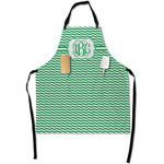 Zig Zag Apron With Pockets w/ Monogram
