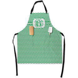 Zig Zag Apron With Pockets w/ Monogram