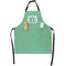Zig Zag Apron With Pockets w/ Monogram
