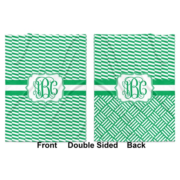 Zig Zag Baby Blanket (Double Sided - Printed Front and Back)
