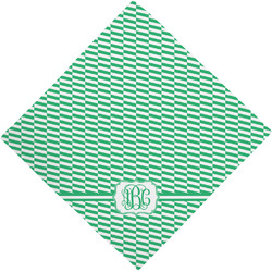 Zig Zag Dog Bandana Scarf w/ Monogram