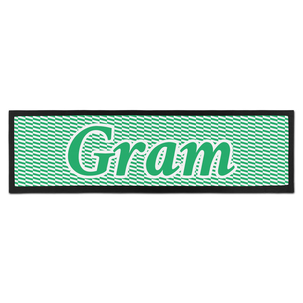 Custom Zig Zag Bar Mat - Large (Personalized)