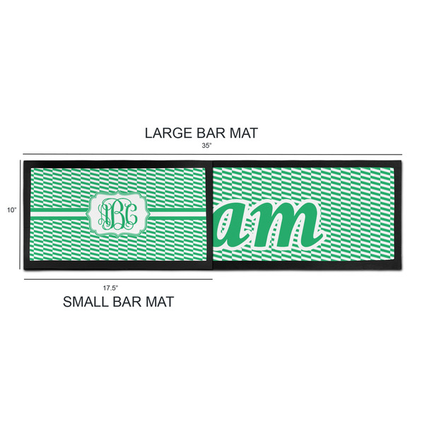 Zig Zag Bar Mats - Sizing Chart