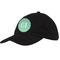 Zig Zag Baseball Cap - Black (Personalized)