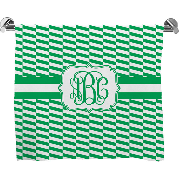 Custom Zig Zag Bath Towel (Personalized)