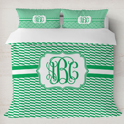 Zig Zag Duvet Cover Set - King (Personalized)