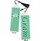 Zig Zag Bookmark with tassel - Front and Back