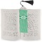 Zig Zag Bookmark with tassel - In book