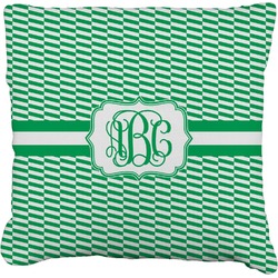 Zig Zag Faux-Linen Throw Pillow 26" (Personalized)