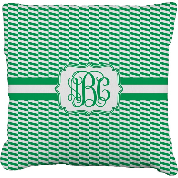 Custom Zig Zag Faux-Linen Throw Pillow 26" (Personalized)