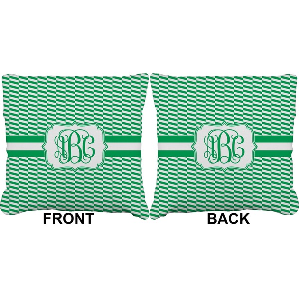 Zig Zag Burlap Pillow Approval